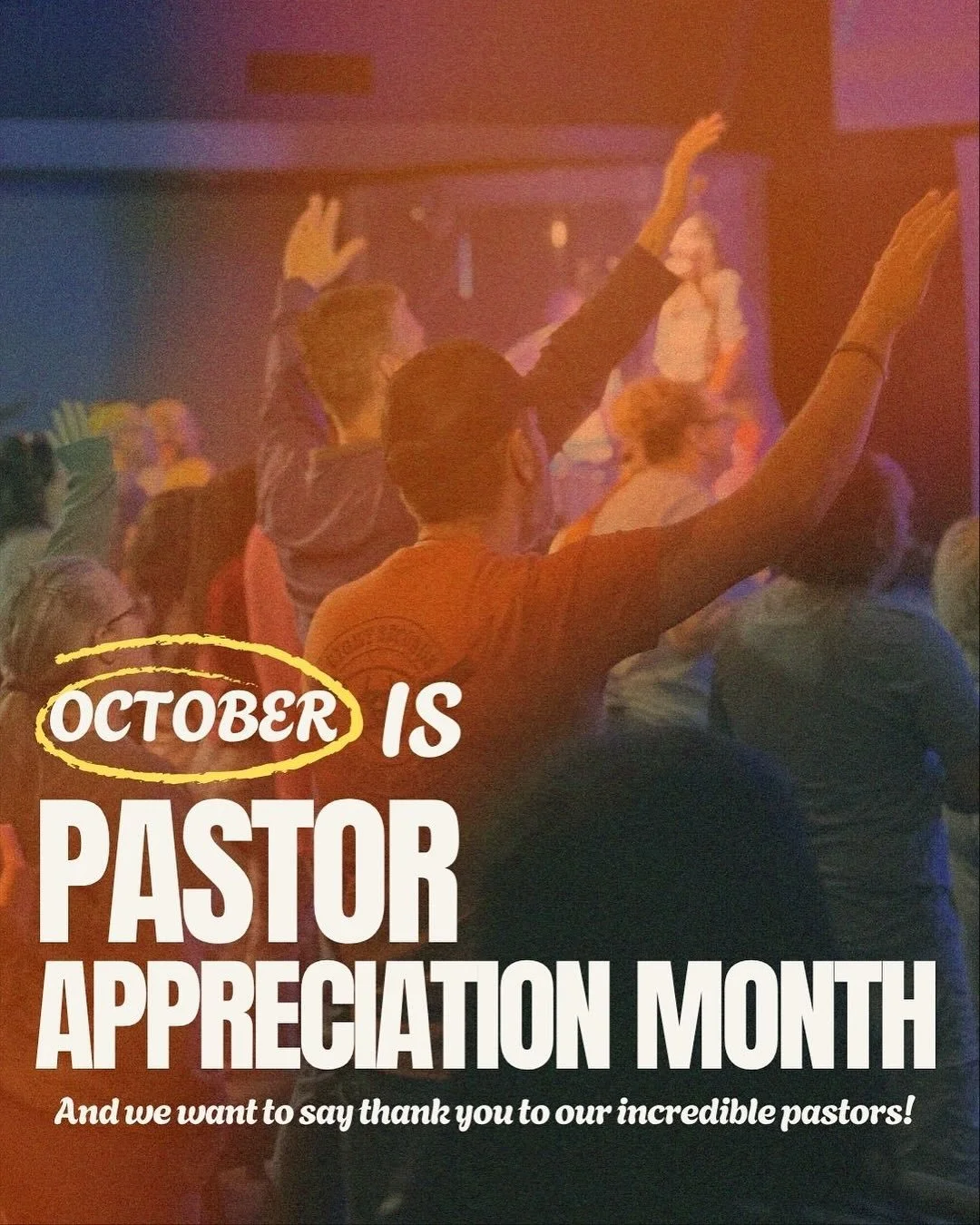 October is Pastor appreciation month and we want to just stop and honor our pastors! 

Thank you for your continual encouragement, selflessness, heart for the house, and heart for Gods people. 

We love our pastors for not what they do but who they a