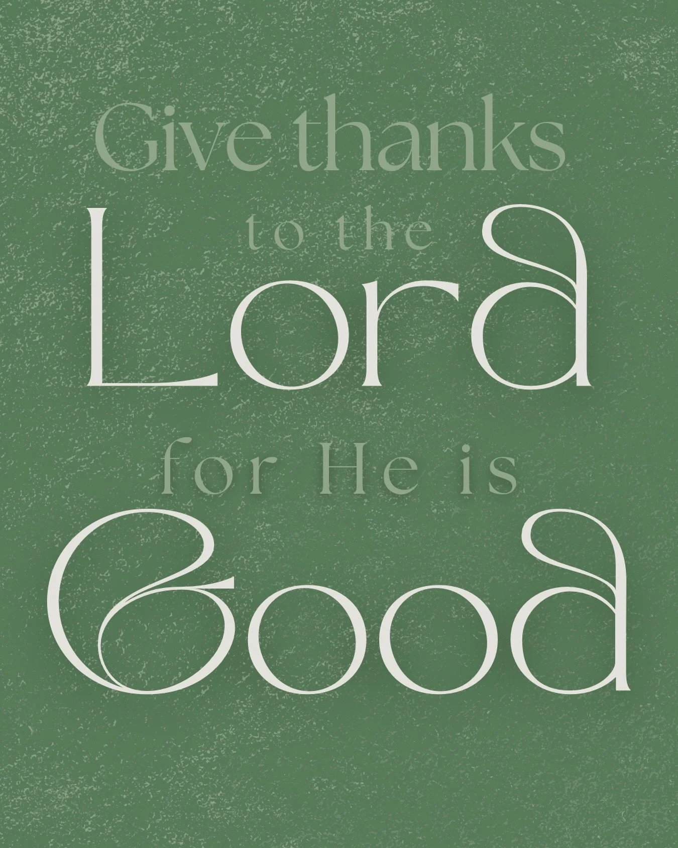 Thanksgiving is more than just a holiday! It&rsquo;s an opportunity for us to show God how thankful we are to Him and to reflect on the many ways He has been faithful in our lives!

Psalm 118 tells us to &ldquo;give thanks to the Lord for He is good.
