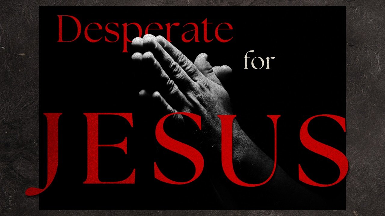 Church, we are LIVE for our 10:00 service! Join us for worship and week 2 of &ldquo;DESPERATE FOR JESUS&rdquo;🙌🏼

STREAM LINK | https://www.youtube.com/live/iSNH8GzrS5c?si=zQ5NSJNLt238jqmo