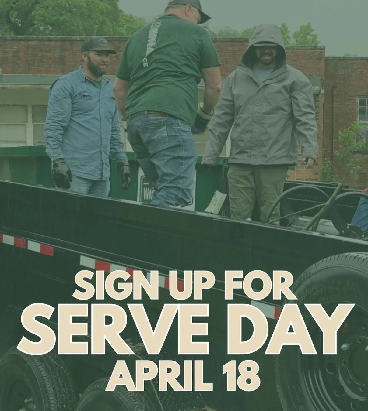 Serve day is this Saturday and you still have time to sign up and join us as we clean up part of the city and offer prayer to our neighbors! 

‼️‼️ Here&rsquo;s is some information for Saturday: 

⚪️ We will meet at the church at 8:30am Saturday morn