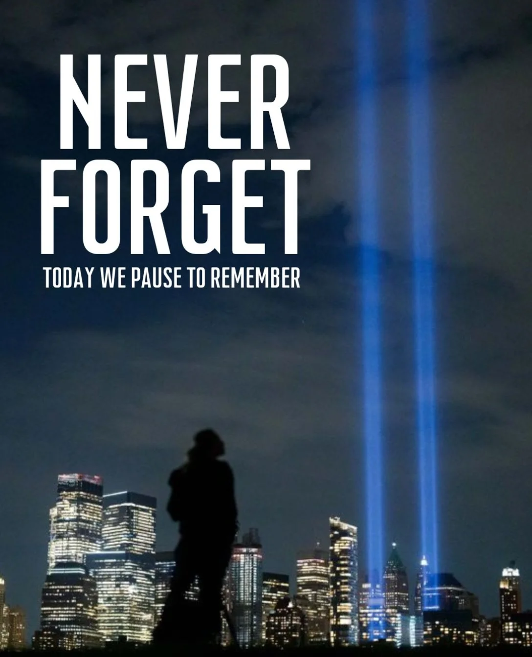 Today, we honor the lives lost on September 11, 2001, the families who still carry that loss, and the brave men and women who ran toward danger to help others.

We remember their lives, their courage, and their sacrifice.

&ldquo;The Lord is near to 