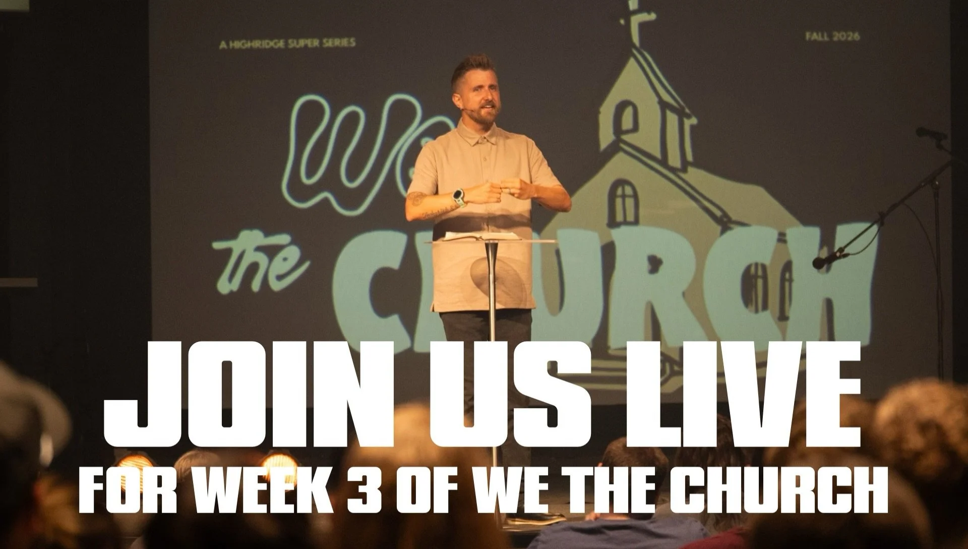 Church it&rsquo;s our favorite day of the week! 

Join us live now as we jump into week 3 of our series &ldquo;We The Church!&rdquo; 

Do us a favor! Like, Share and tell us your favorite thing about Sunday mornings! 

Follow the link below to watch 