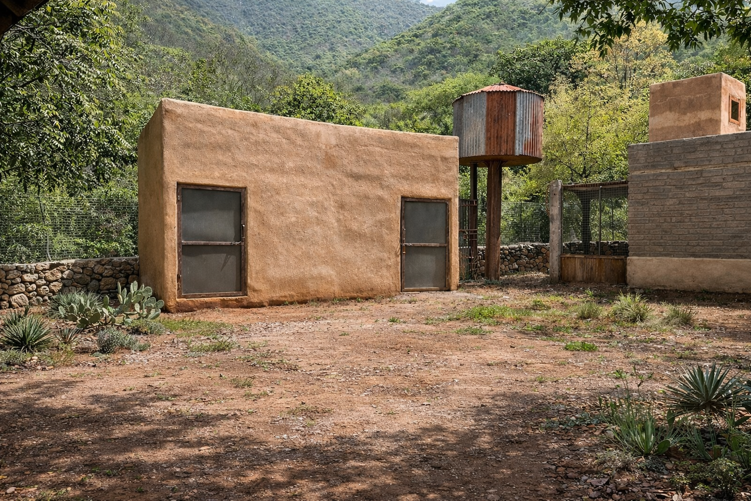 Adobe structure, vernacular techniques
