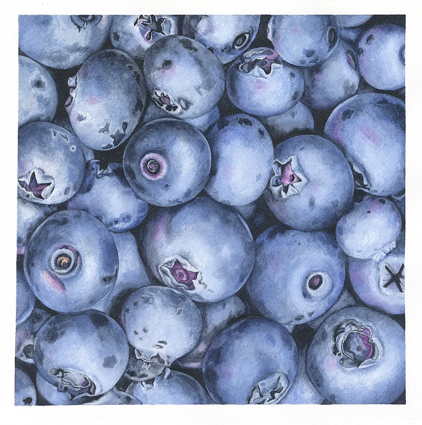 Feeling Blue- 9"x9" (SOLD)
