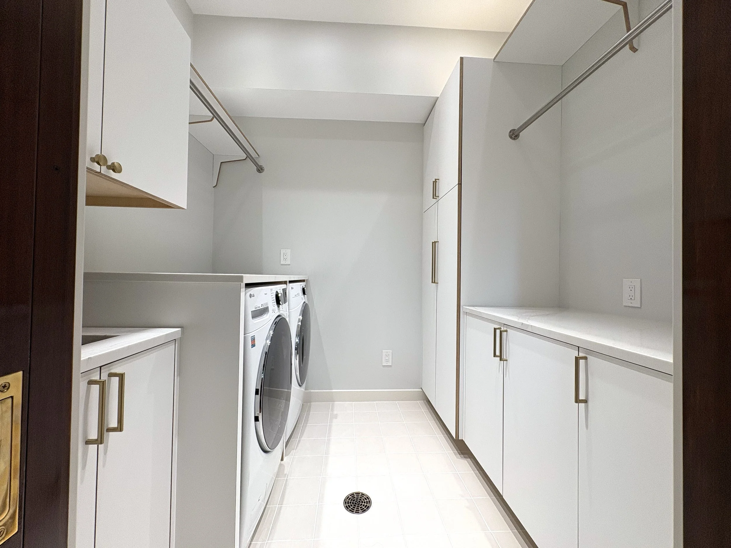 White Laundry Room