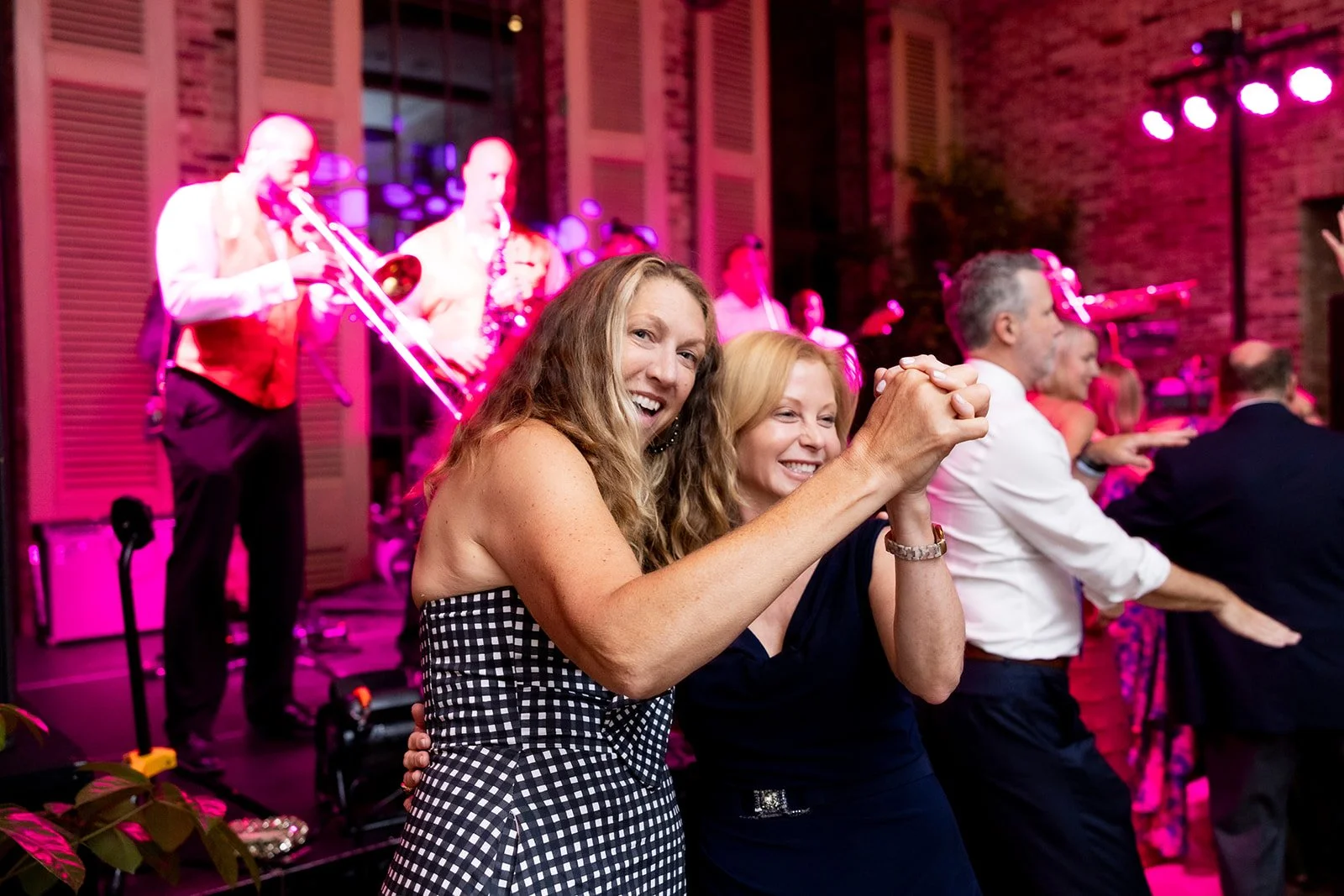 Guests on the dance floor at The Apiary in Lexington
