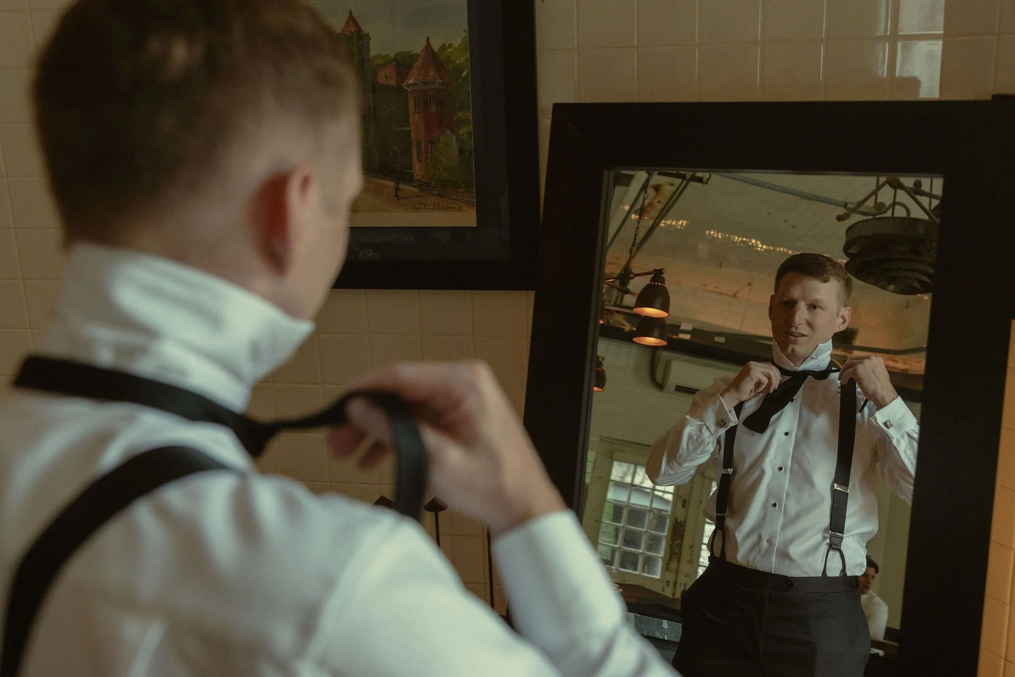 Wedding details styled for a moody Kentucky summer wedding