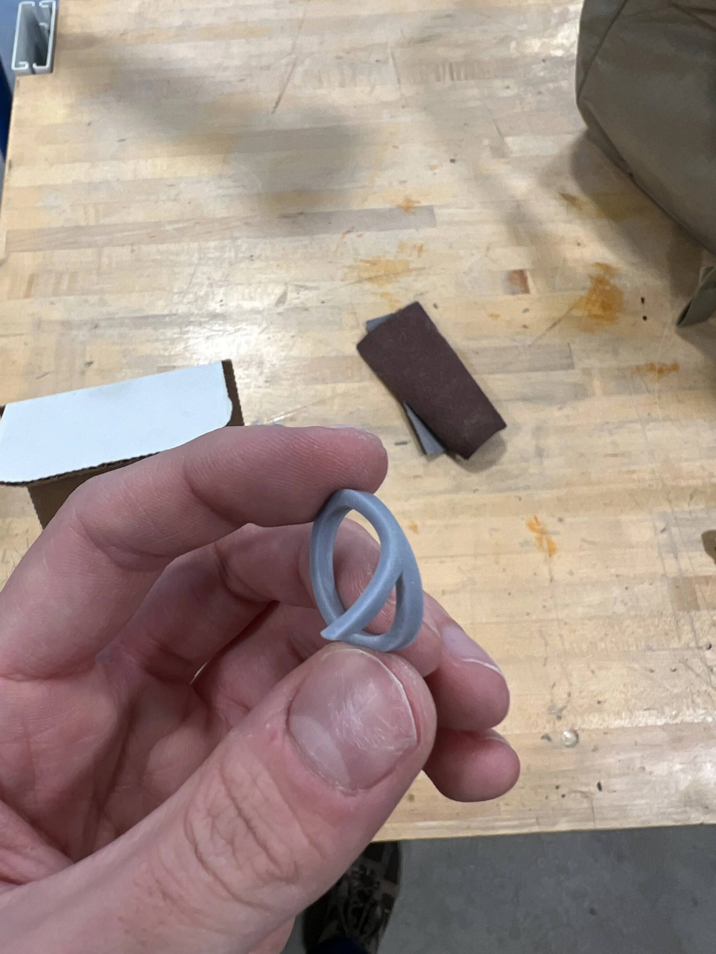 Master made in UV resin with stereolithography 3D printing