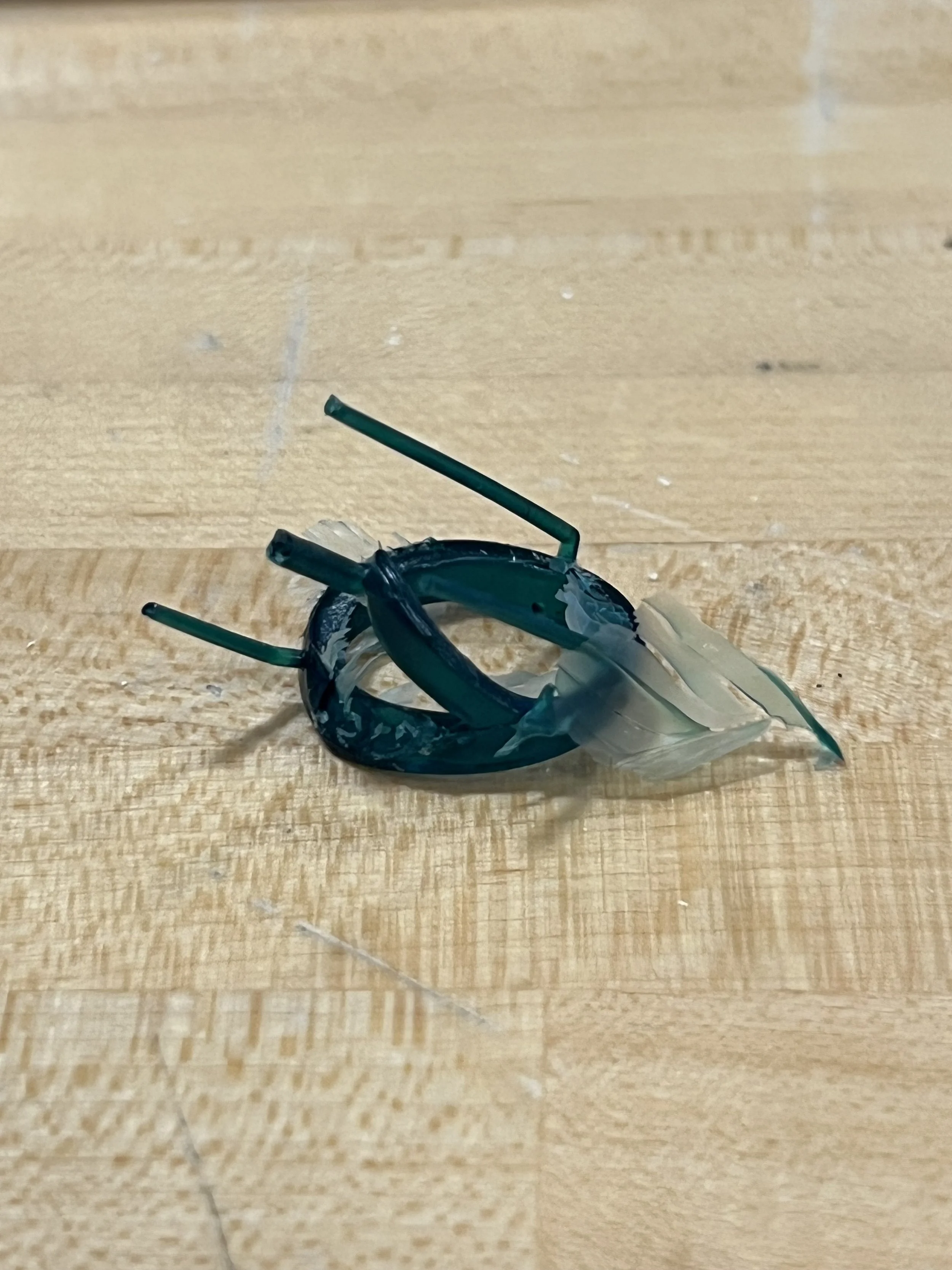 Cast ring showing minimal bubbles!