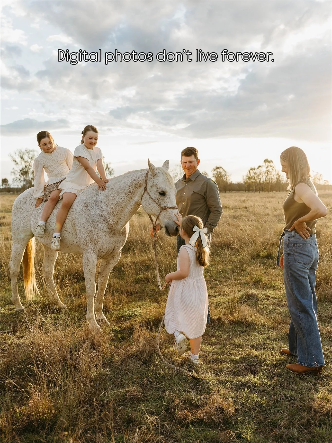 We take photos thinking they&rsquo;ll last forever.

But they don&rsquo;t - not unless we print them.

Hard drives crash. We misplace USBs. Phones die.

And all those digital photos that we&rsquo;ve been meaning to print - GONE. 

But when a photo ha