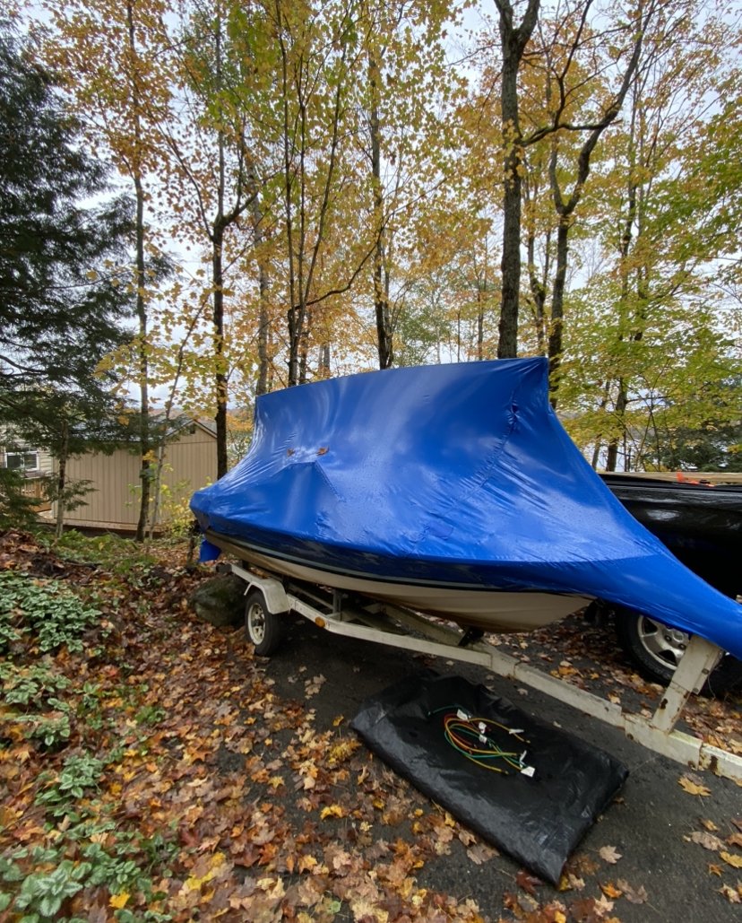shrink wrap and boat winterization