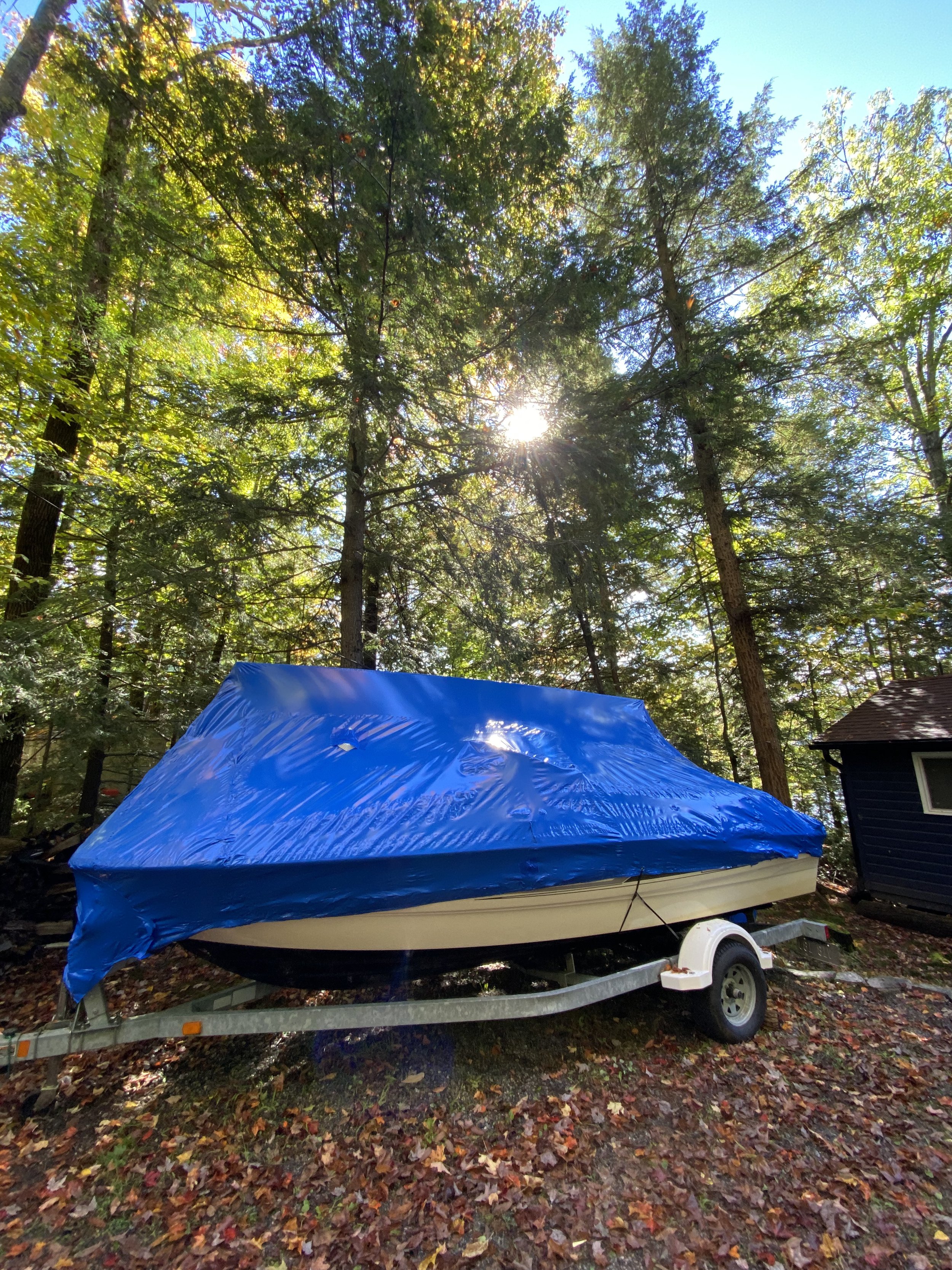 shrink wrap and boat winterization