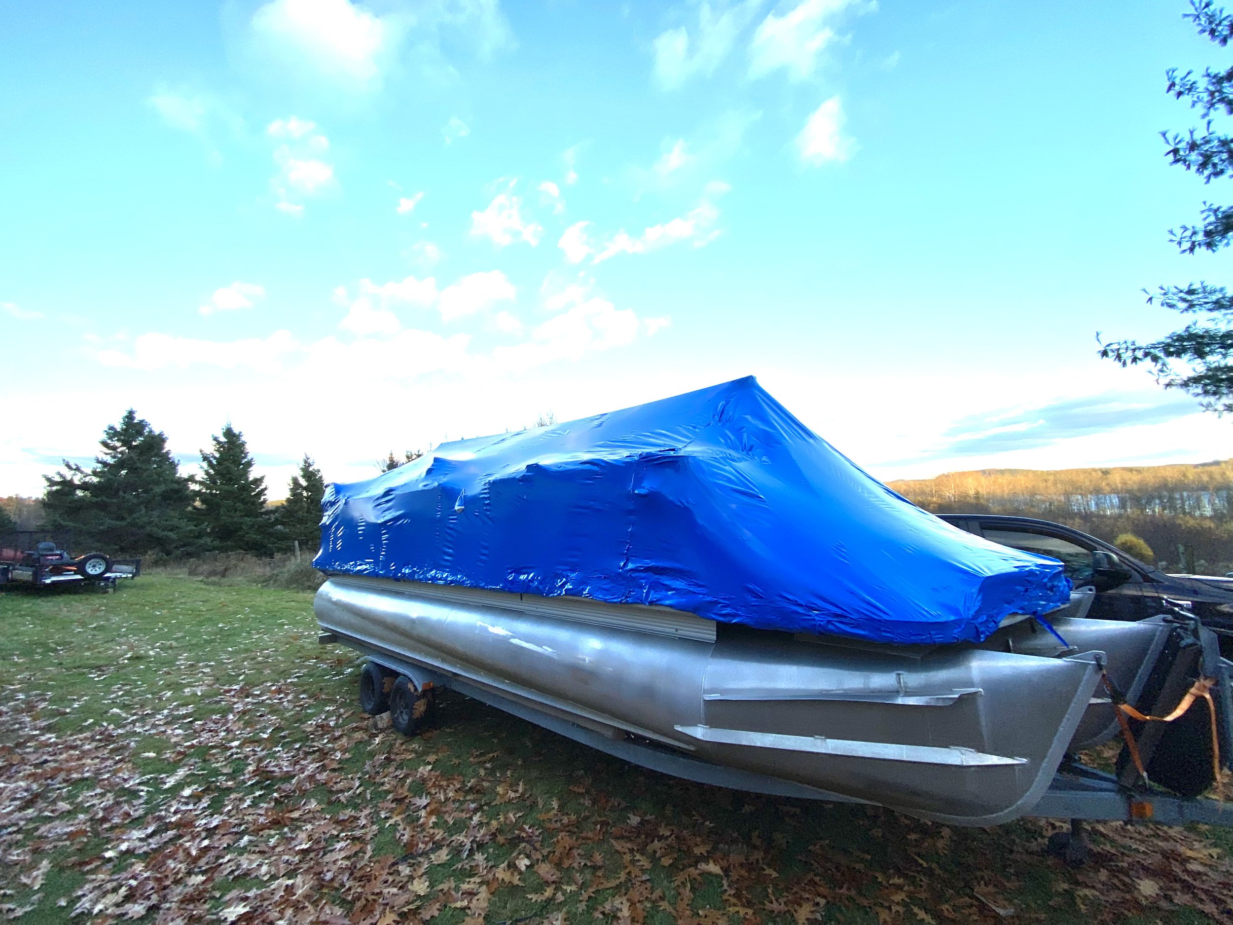 shrink wrap and boat winterization