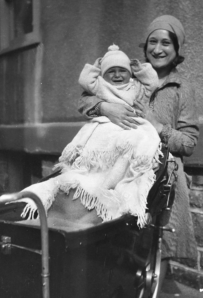 Marvin with his mom, Saul's sister Rose Lilian