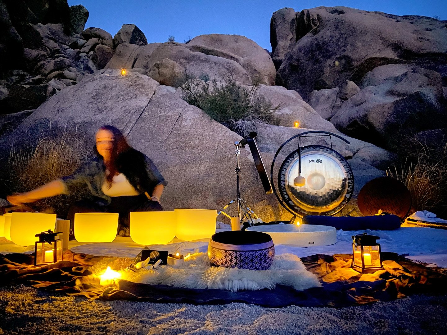 It was a beautiful Sound Bath Under the Stars ✨ 

Grateful for this meaningful experience @joshuatree_connectivity