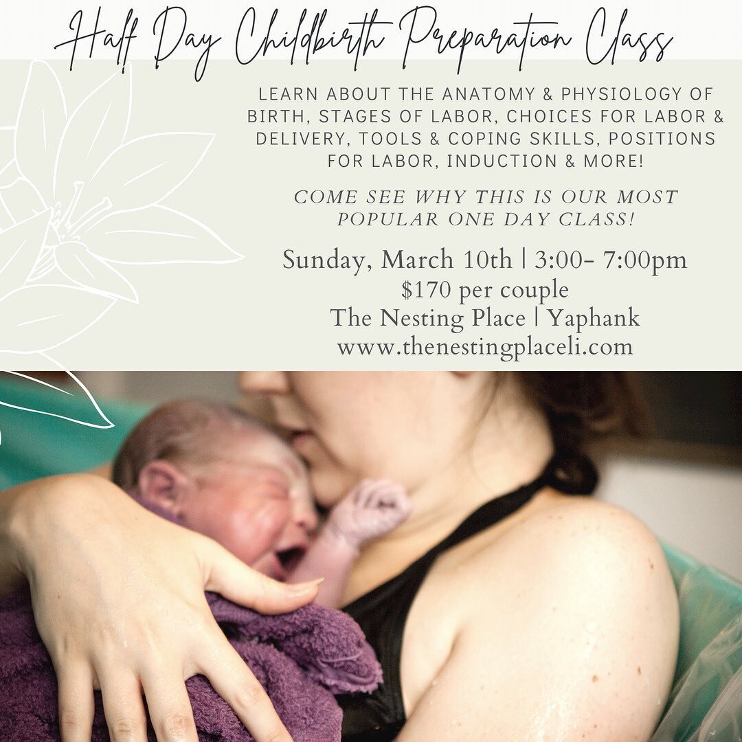 📢Exciting news📢

I&rsquo;m happy to share that I will be teaching a Childbirth Prep class at @thenestingplaceli 

Join me 3/10 in Yaphank!

I&rsquo;m so excited to reach more local families and help them feel fully equipped for birth ❤️

#childbirt