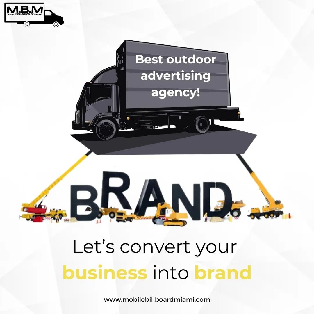Discover the potential of your business with the best outdoor advertising agency! 🌟 

Let us elevate your brand to new heights at https://www.mobilebillboardmiami.com

#OutdoorAdvertising #BrandTransformation #BusinessGrowth #MarketingStrategy #Mobi