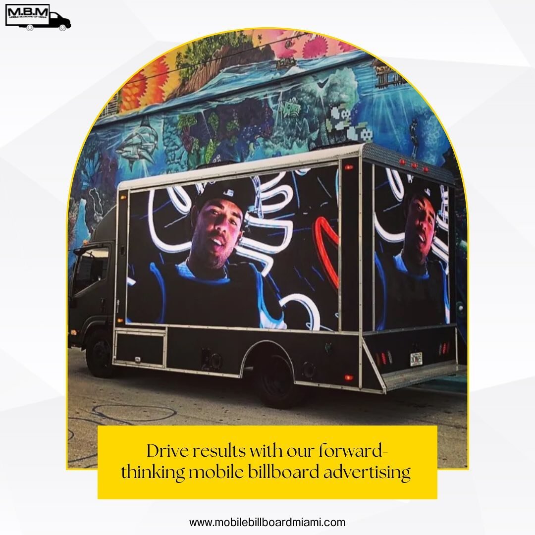 Get ready to be impressed &ndash; our mobile billboards are on a mission to showcase our exceptional services to the world.

Call us now and let&rsquo;s make magic happen!

www.mobilebillboardmiami.com

#digitaletruck #digitalbillboard #onlinemarketi