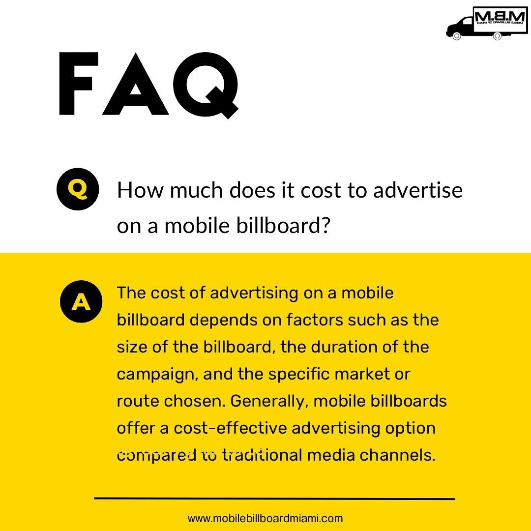 Mobile billboard advertising offers a dynamic and cost-effective solution for businesses seeking to increase brand visibility and engage with their target audience. 

By understanding the factors influencing costs and implementing strategic optimizat