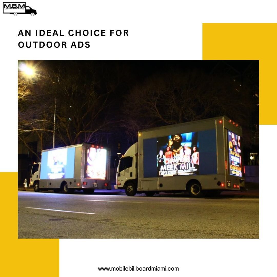 Transform ordinary commutes into valuable impressions with our mobile billboard.

Get in touch with us at - www.mobilebillboardmiami.com

#digitaledtruck #digitalbillboardtruck #billboard #advertising #mobileadvertising #onthemoveads #onthemoveadvert