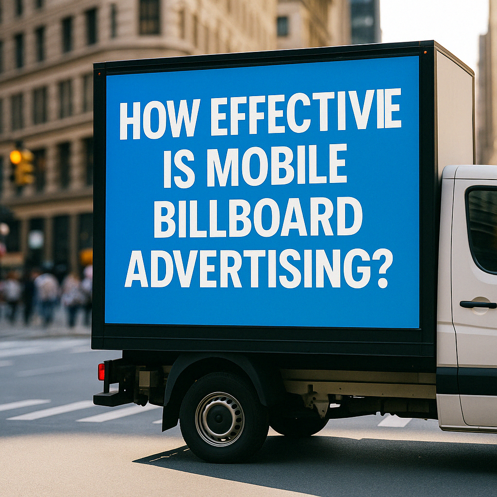 How effective is mobile billboard advertising?