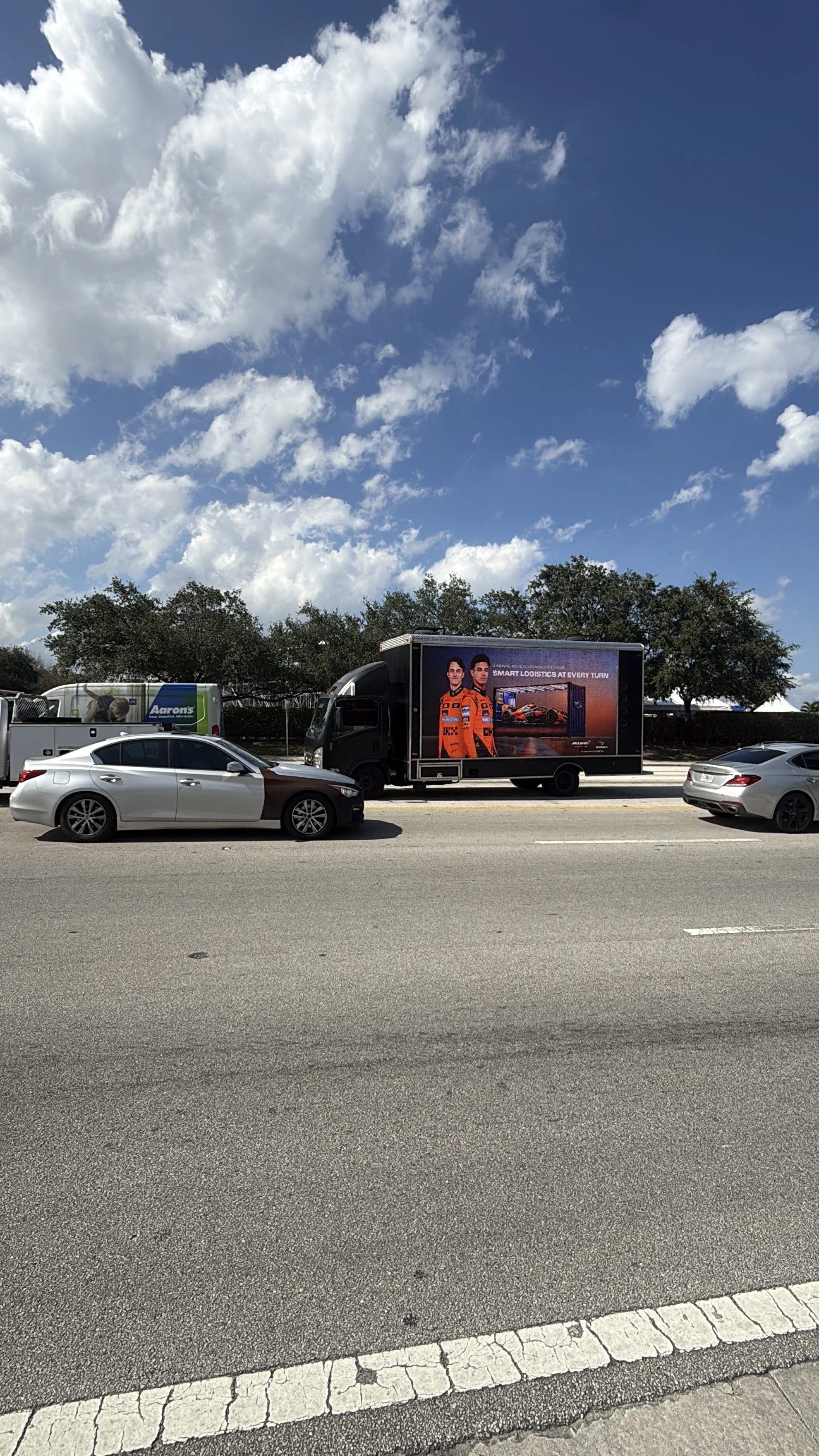 Mobile Billboard Miami | F1 Weekend Advertising in South Florida