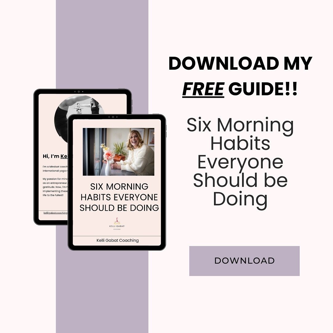 NEW FREE GUIDE ➡️Six Morning Habits Everyone Should be Doing

A morning routine can offer a time to practice intentional mindfulness, leading to feelings of greater peace as we go through our day. These 6 habits will enable your body to feel more ene