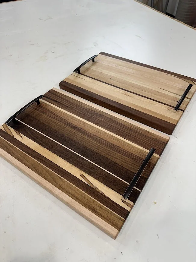 Maple and Walnut Charcuterie Board