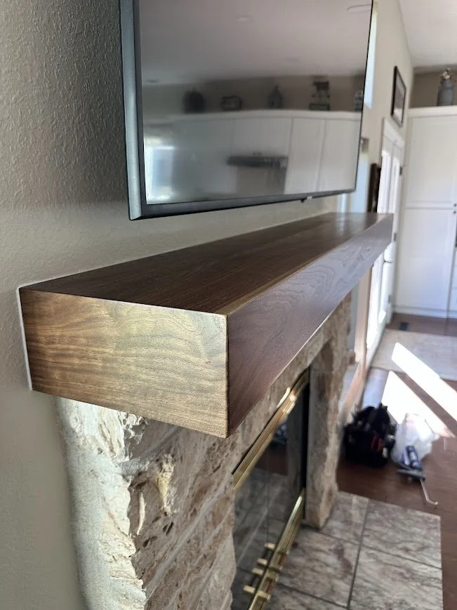Walnut Mantle