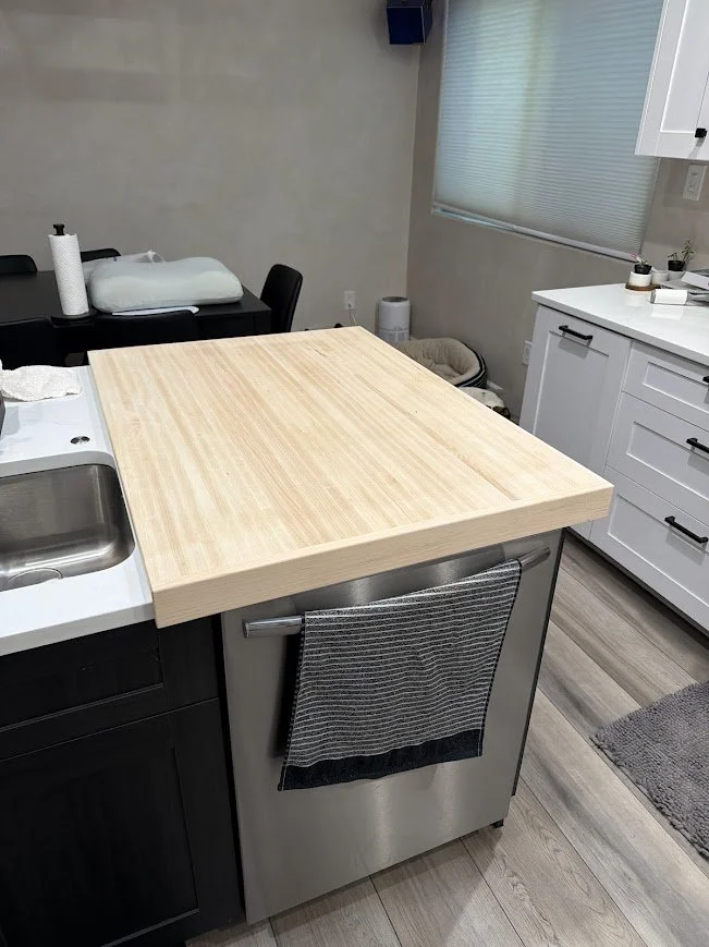 Maple Butcherblock Slipover Cutting Board Countertop