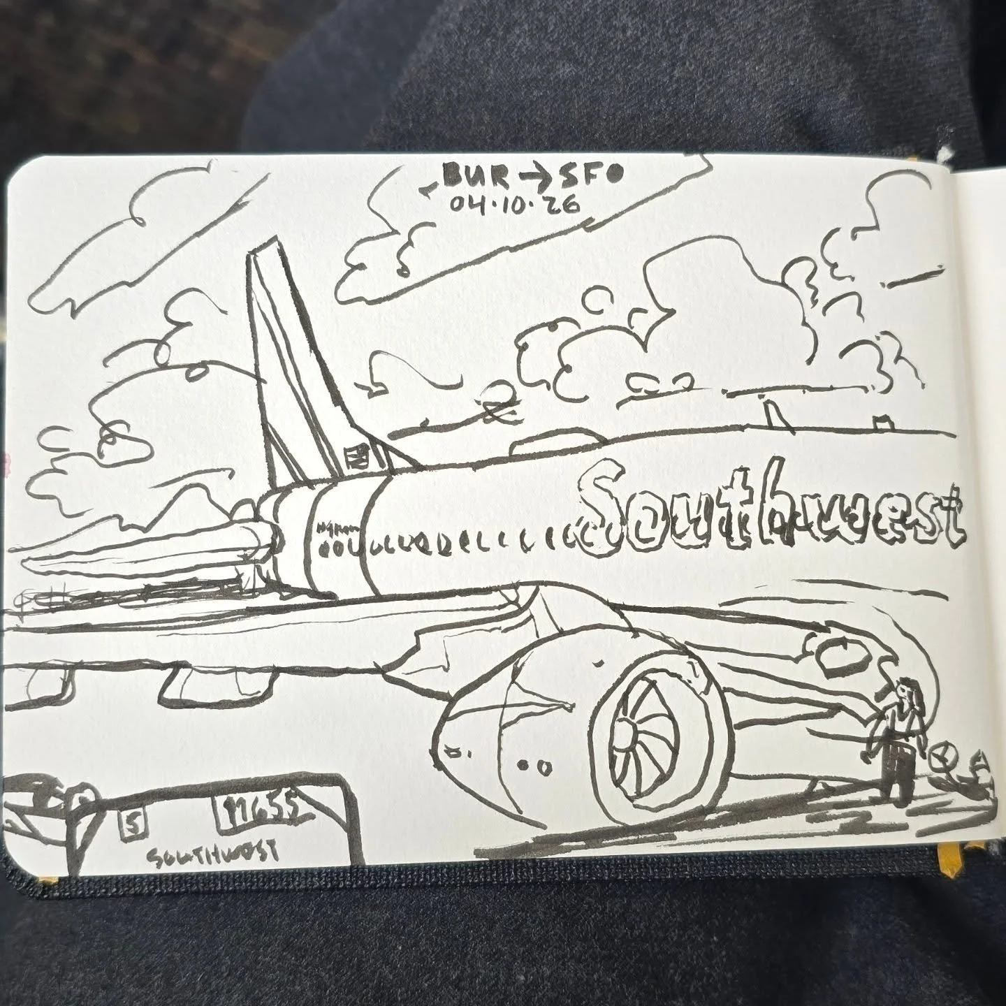 Slightly behind schedule on my daily posts, but migraines laugh at plans and come when they will. I'll just have to draw a bit extra over the coming days to make up for the two days I missed.

#pleinairpril #sketchbook #gooutsideandplay