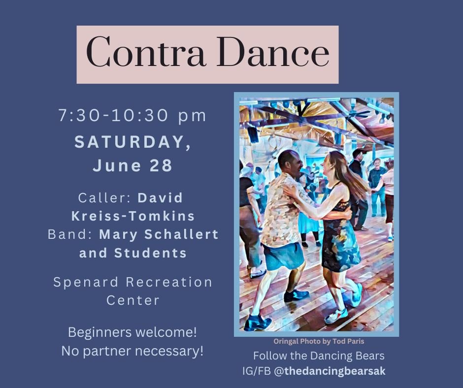 Lesson at 7:15 PM. Dance starts at 7:30 PM. As the evening progresses so do the dances, building on moves practiced earlier. So come early, and stay as long as you&rsquo;re having fun!

Dances are pay-what-you-wish from $10-$25. Kids 12 and under FRE