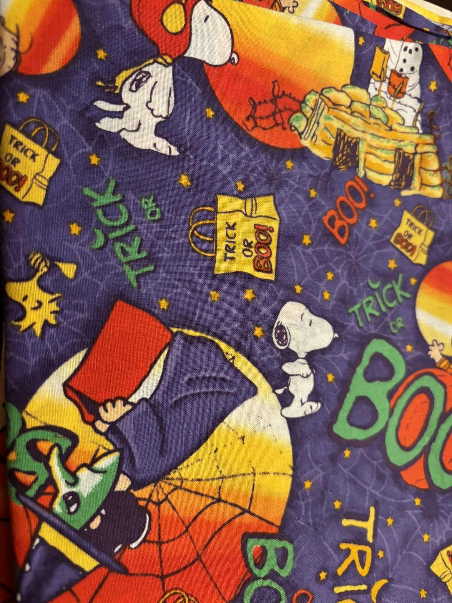 Peanuts Halloween Trick or Treat Cotton