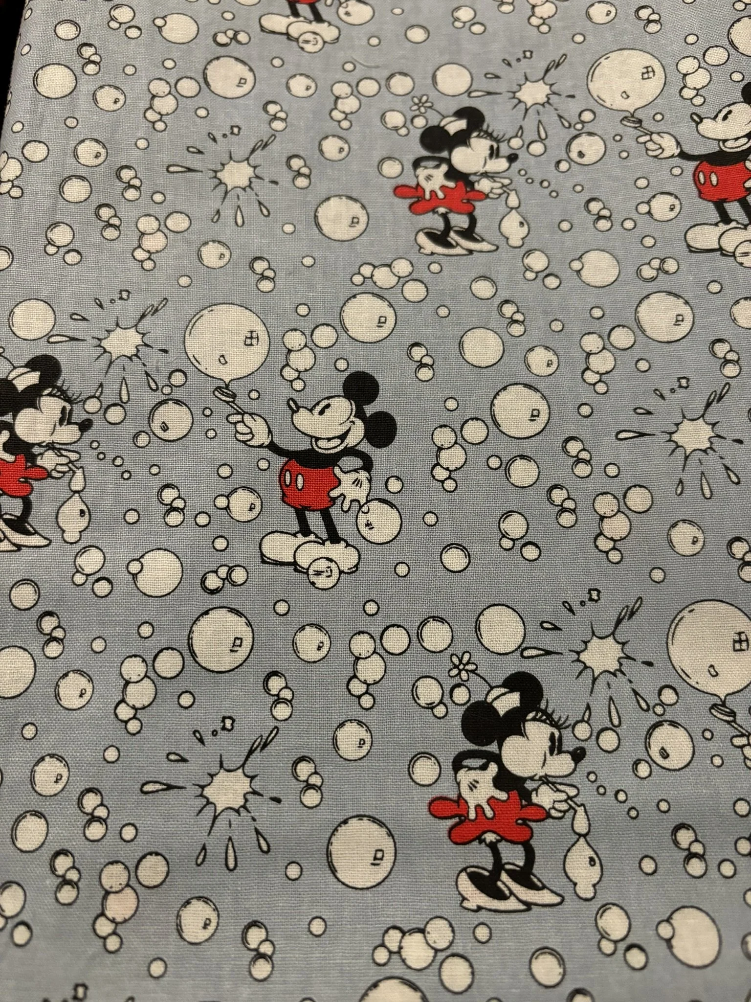 RETRO Mickey and Minnie Cotton