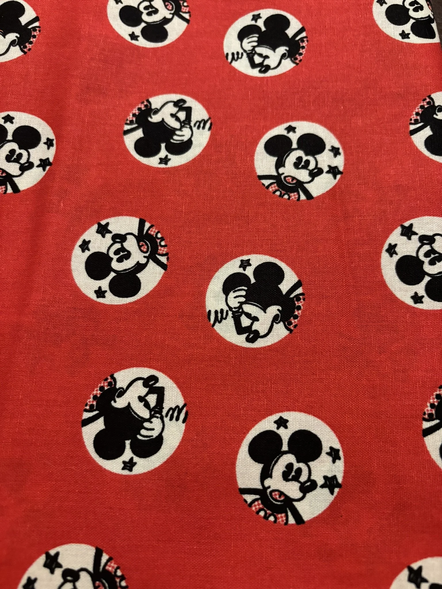 RETRO Mickey Mouse Cotton