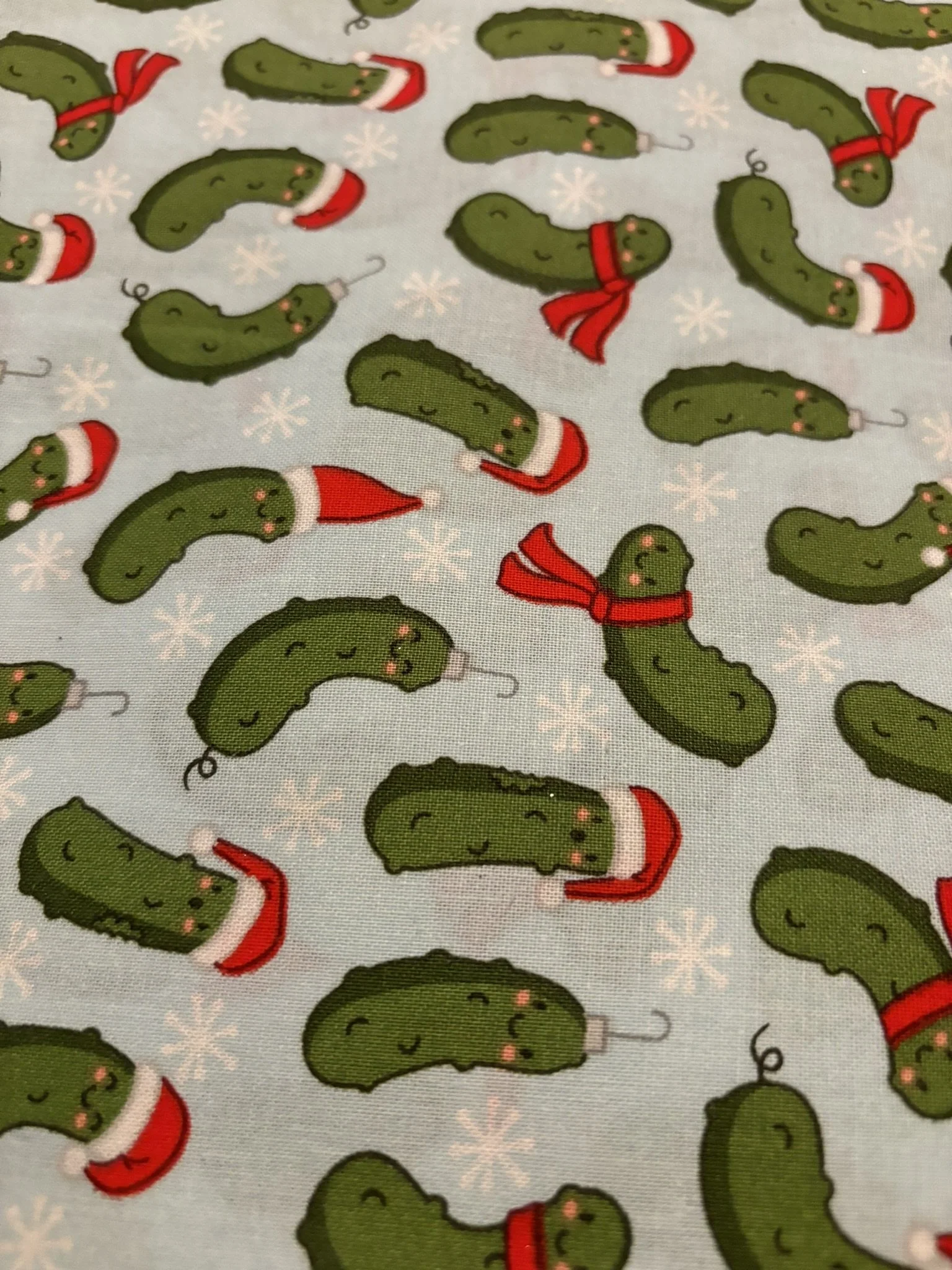 Christmas Pickles Cotton
