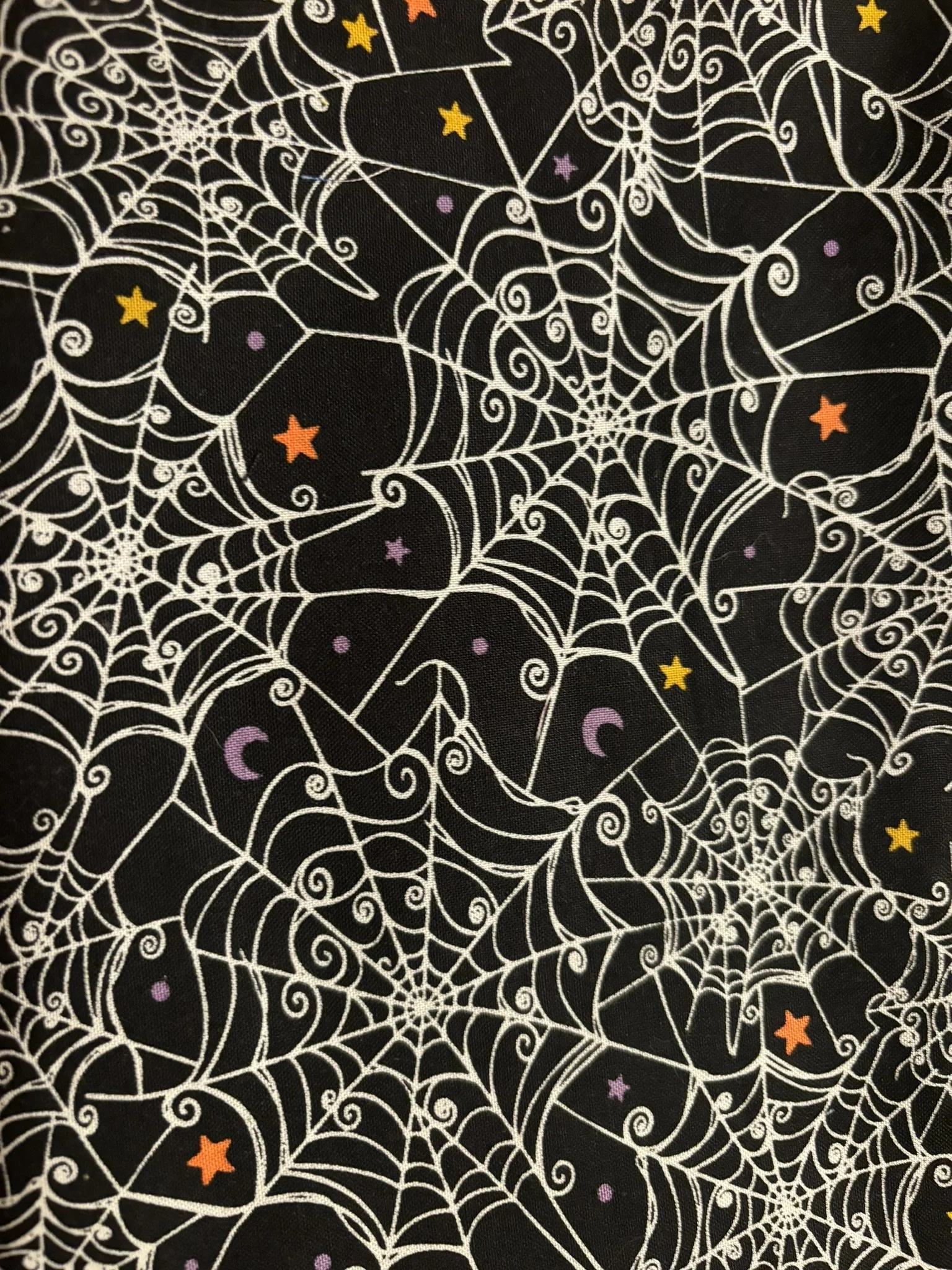 Spider Web Halloween Cotton