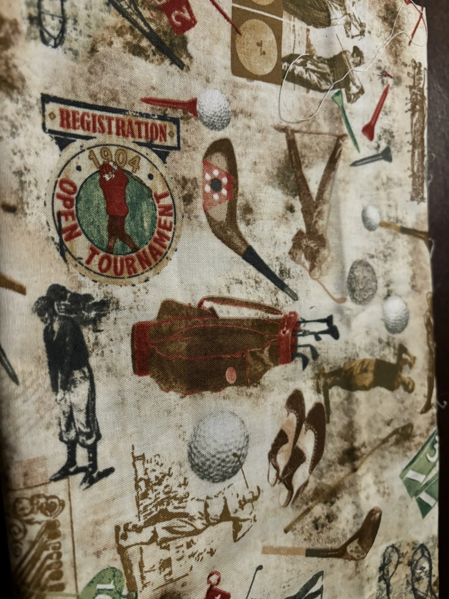 RETRO Golfing Cotton