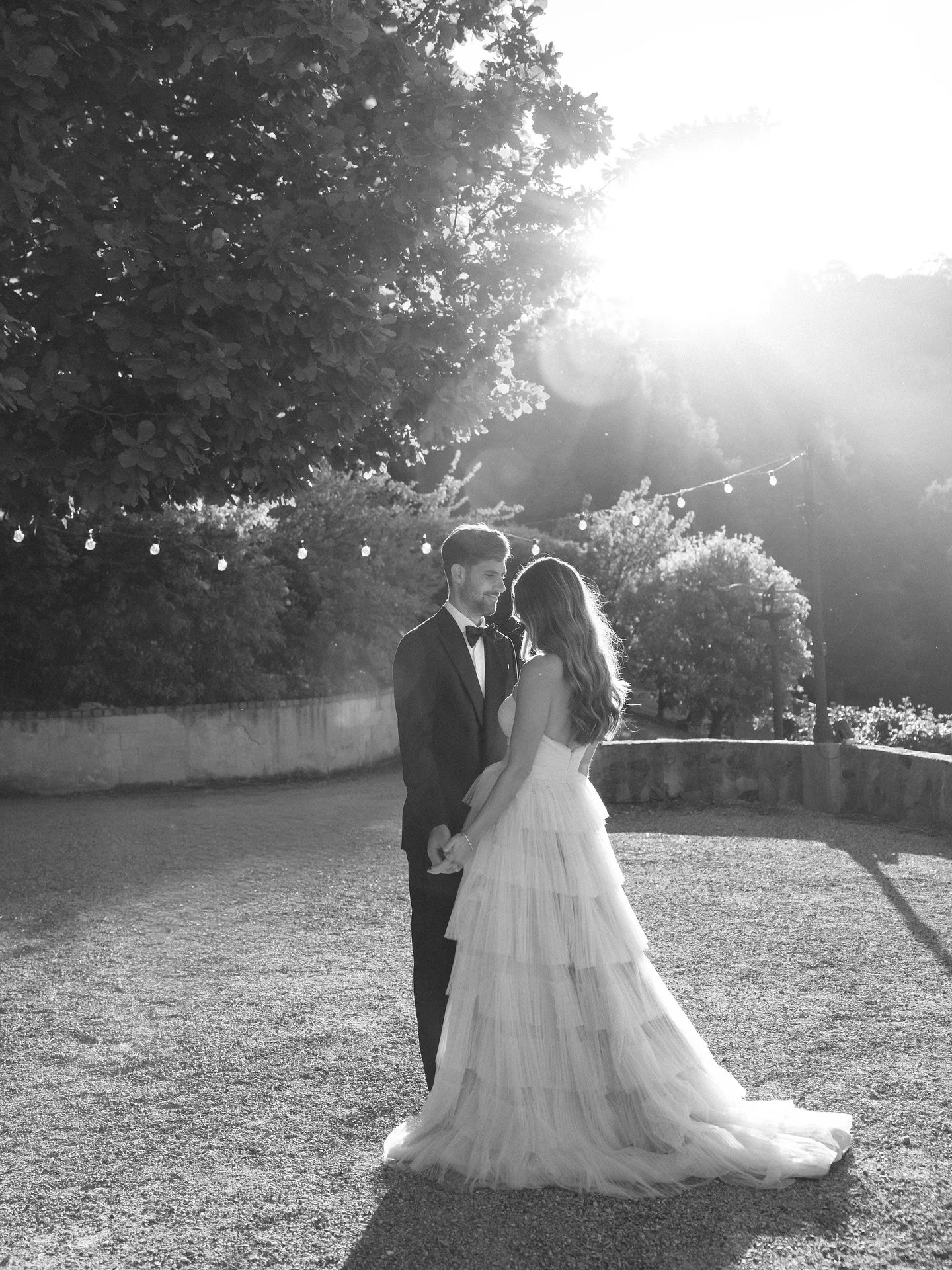 Love, lit by the last light of day.