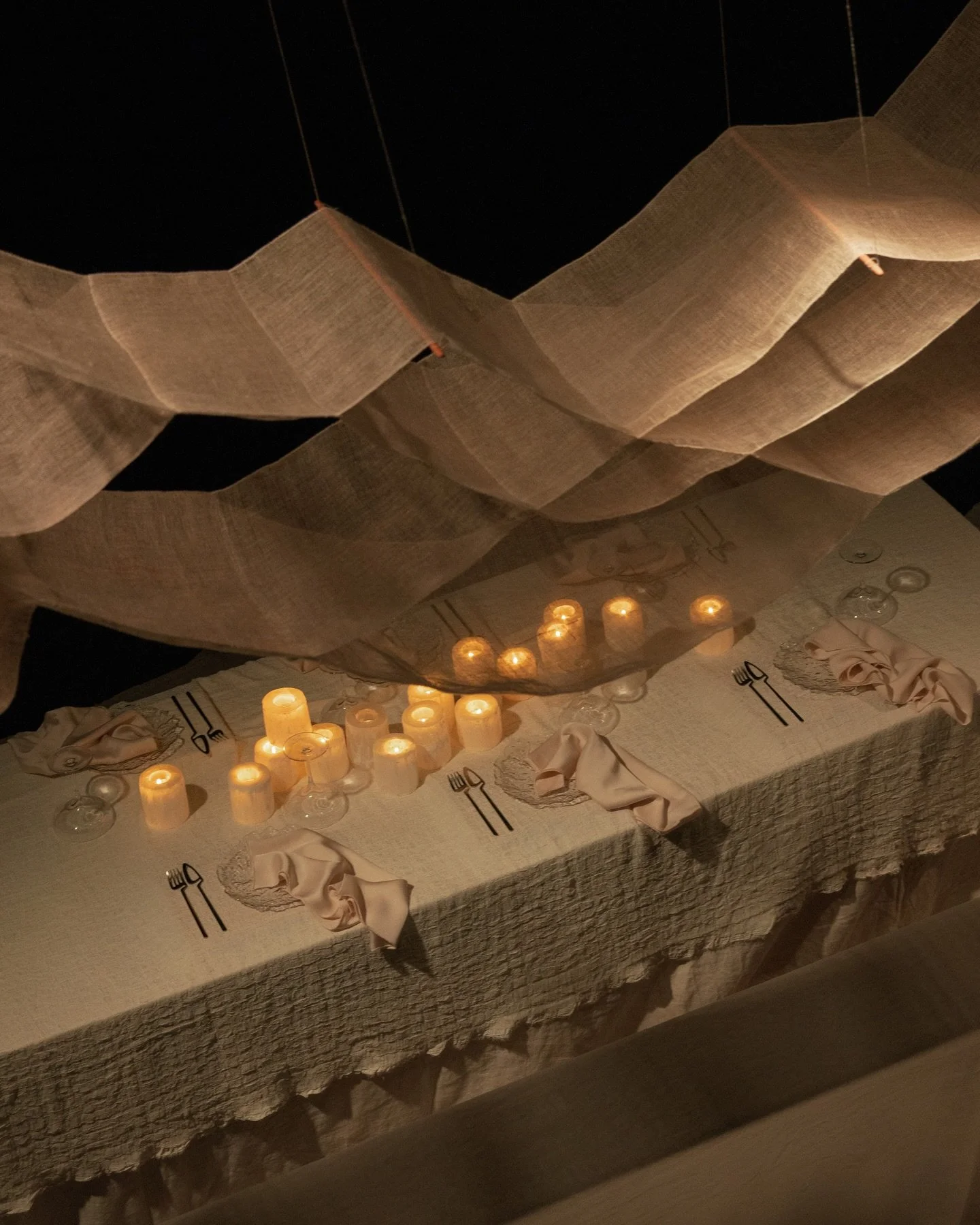 I first saw Amanda Buckley&rsquo;s woven installation in a bare white gallery and couldn&rsquo;t stop thinking about how it could come alive somewhere else entirely.

Amanda is a Brisbane-based artist who works on a traditional loom, each piece built