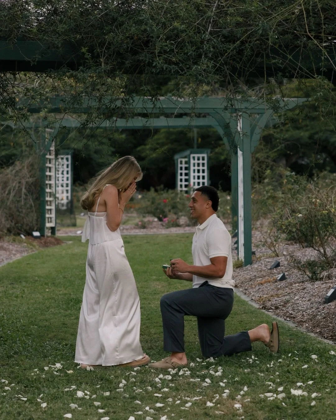 This blue hour proposal gave me all the feels. Such a special full circle moment, getting engaged right where they first became a couple. Congratulations you two! 

Photography: @alixduboisphotography 
Content: @contentforthebride