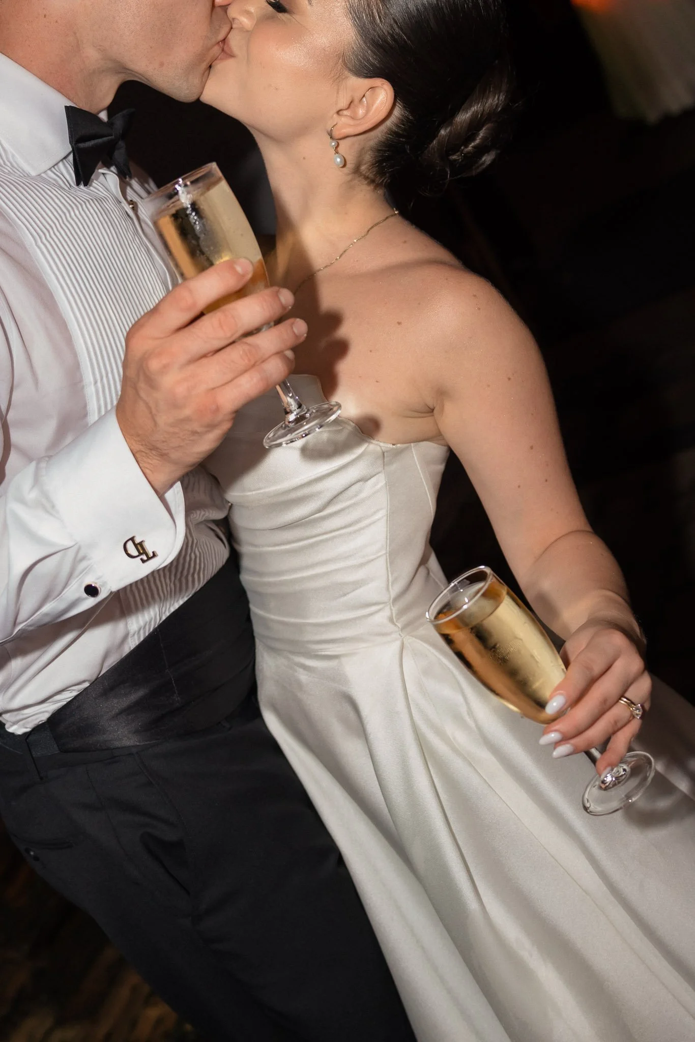 Flash phtoography of bride and groom at wedding.jpg