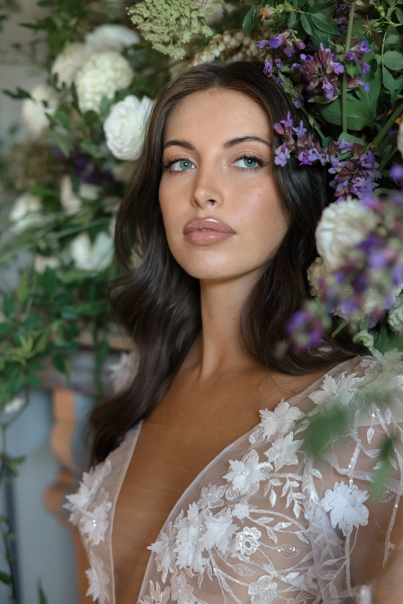 Brisbane Bride on Wedding Day Photo with Flowers.jpg