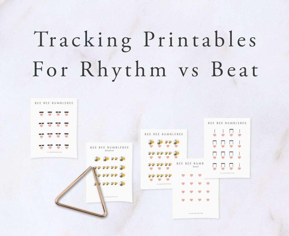 Tracking Printables for for Rhythm vs Beat