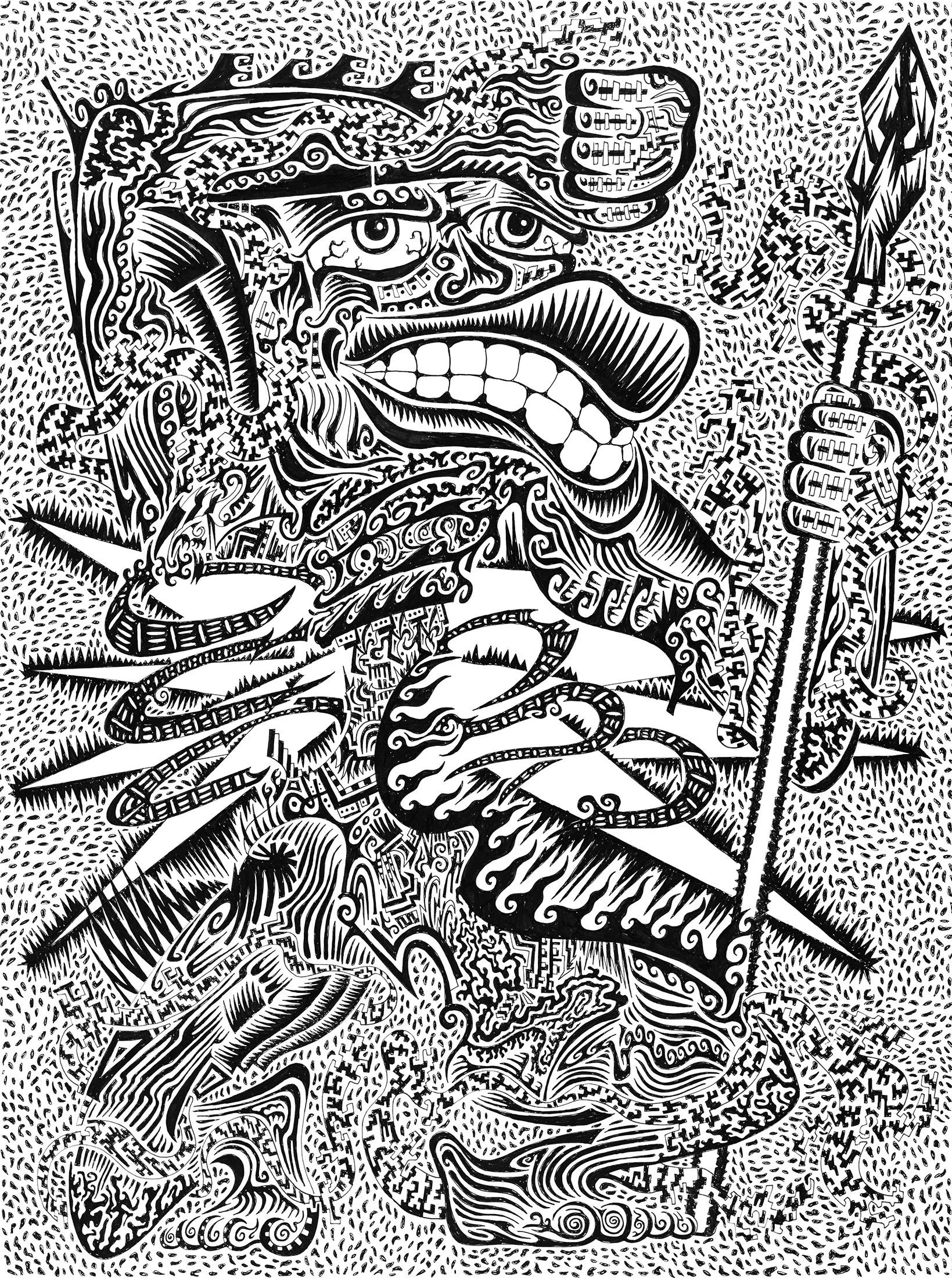 Hunter, 2017, 30x22 in.