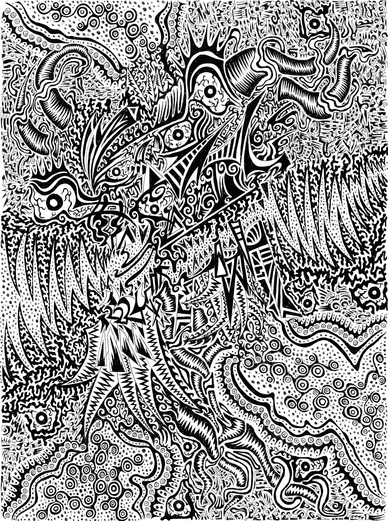 Nightmare, 2017, 30x22 in.