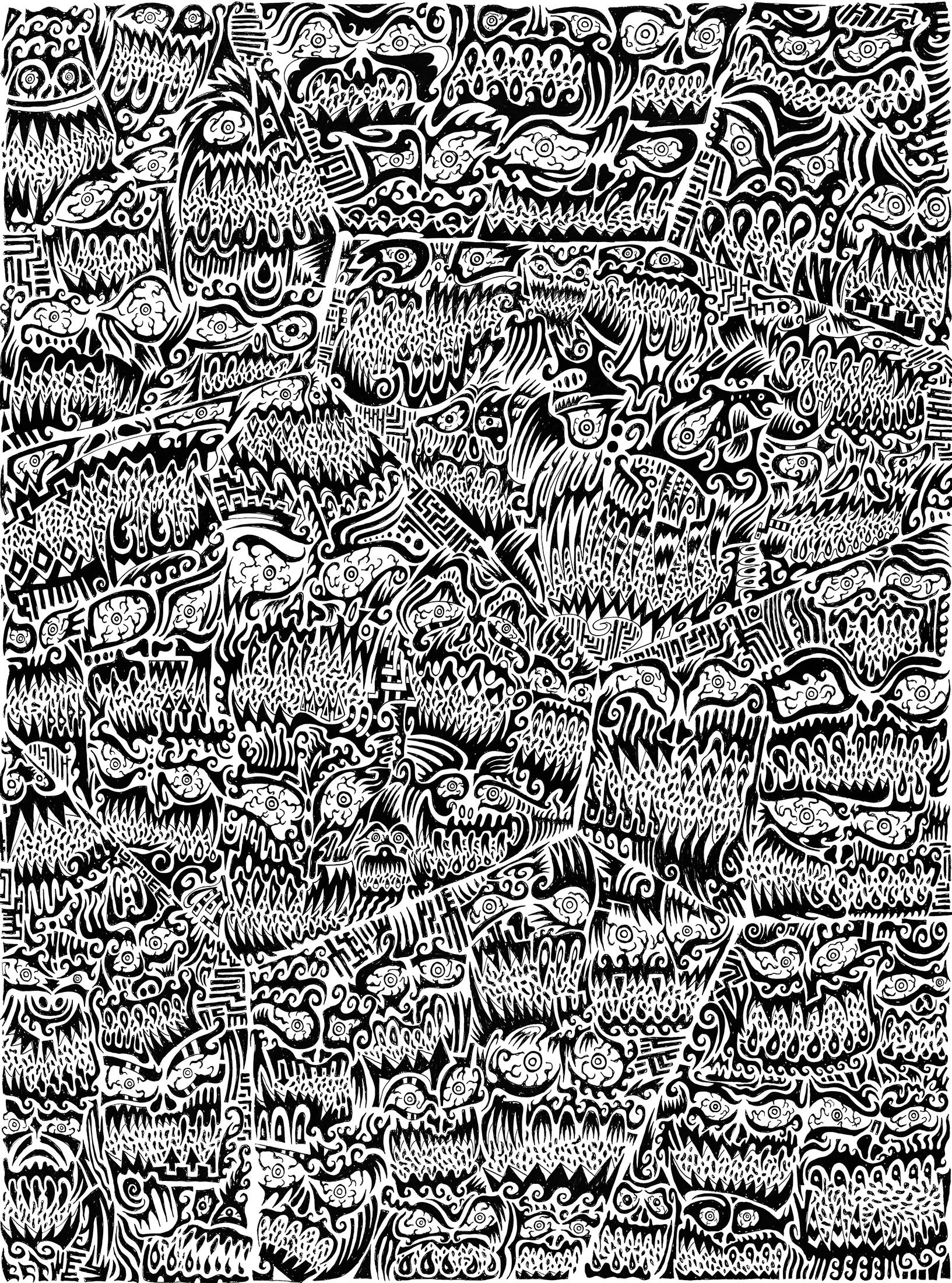 Laughter 2, 2017, 30x22 in.