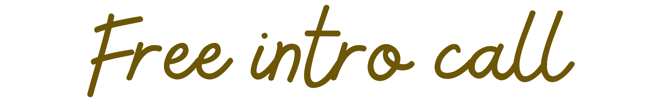 Free intro call
