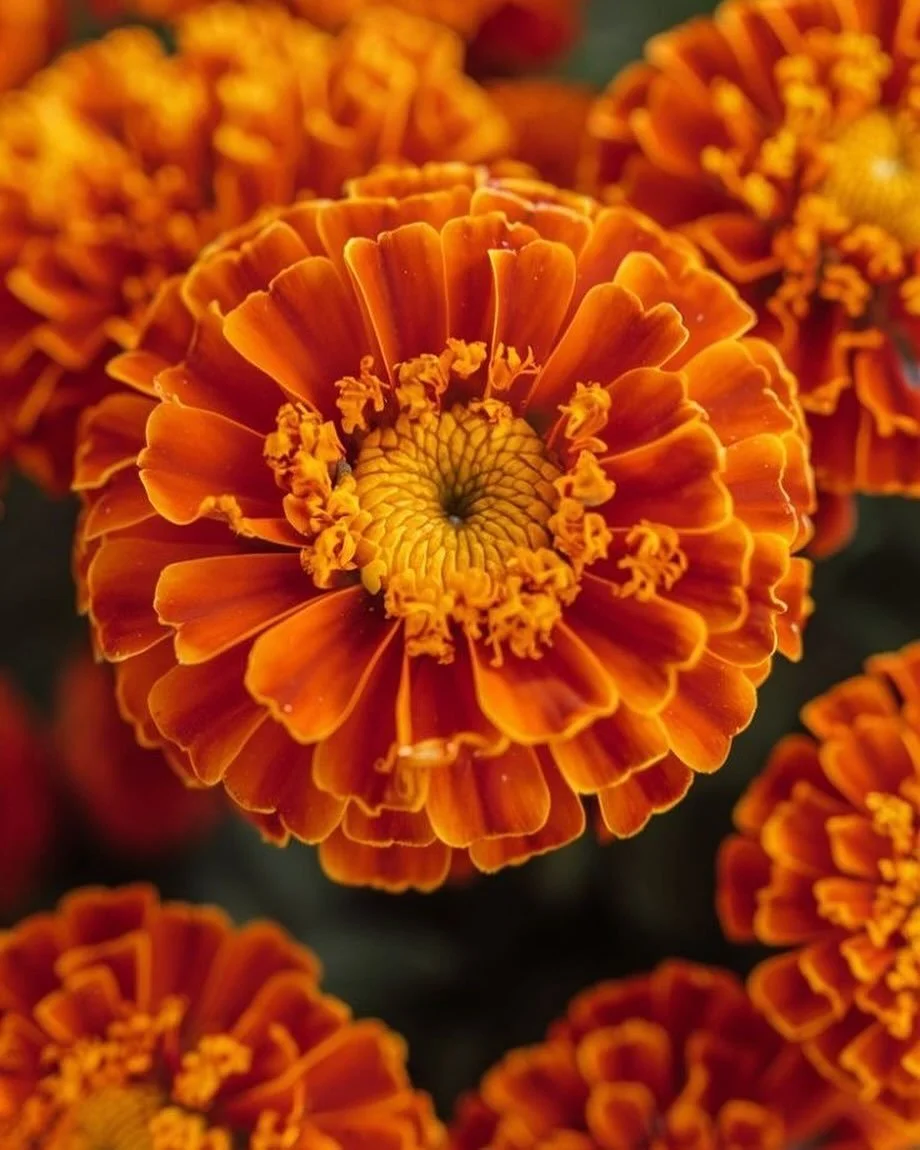 Offerings for our loved ones. Cempas&uacute;chil or marigolds are the flower offerings that traditionally dress Mexican altars for our beloved that have crossed over. All over the world, autumn is a time where we honor our ancestors. Death, the divin