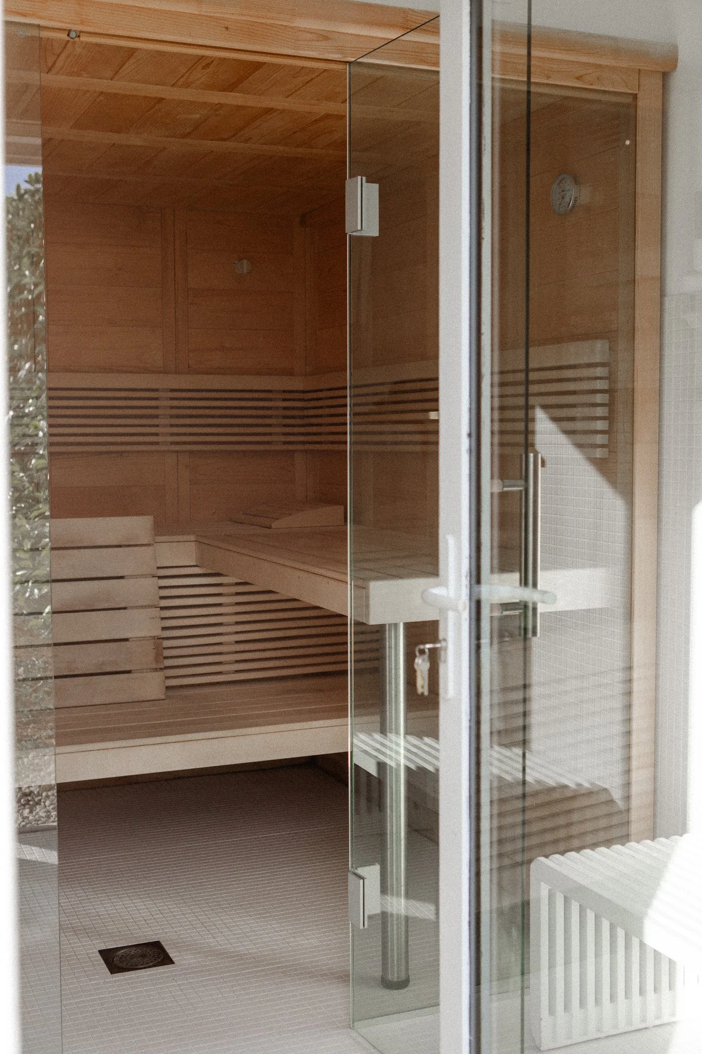 Le sauna...